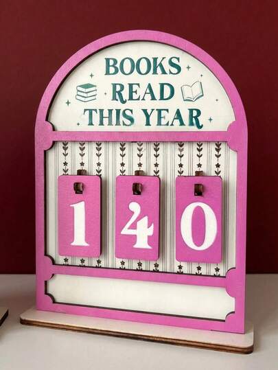 The Retro Reader Counter Pink