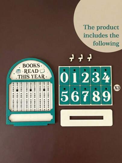 The Retro Reader Counter Teal