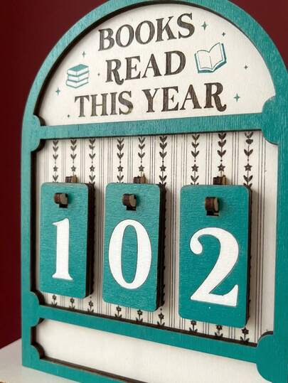 The Retro Reader Counter Teal