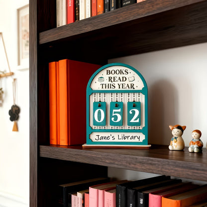 The Retro Reader Counter Teal