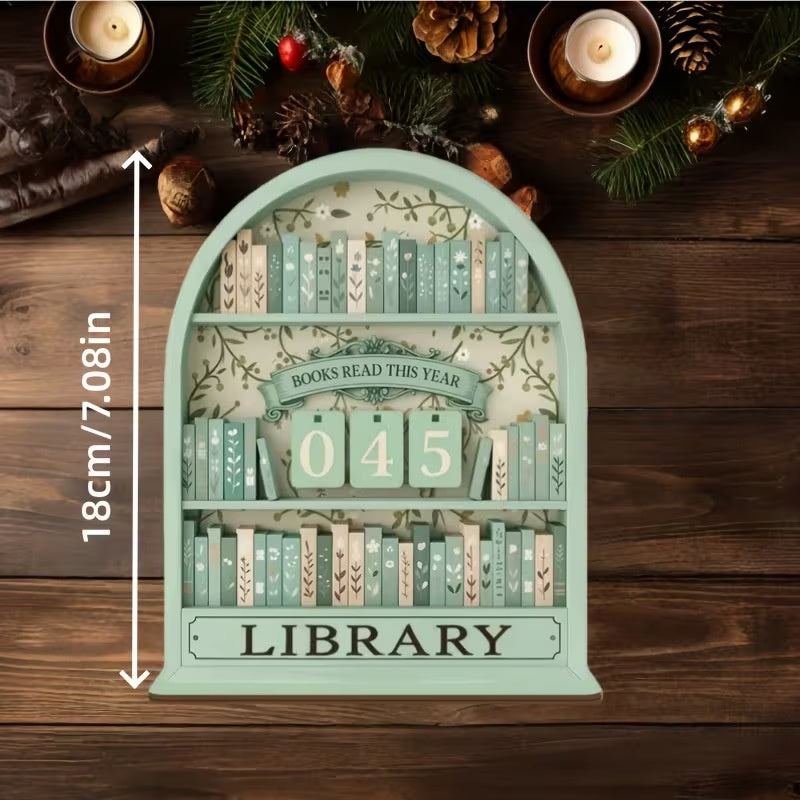 Botanisk Minireol Book Counter – "Sage Green"